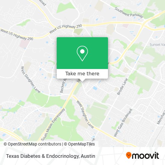 Mapa de Texas Diabetes & Endocrinology