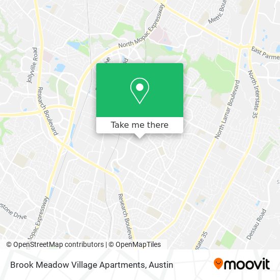 Brook Meadow Village Apartments map