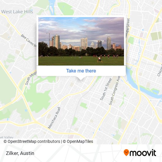 Zilker map