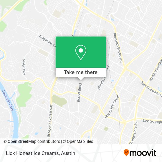 Lick Honest Ice Creams map