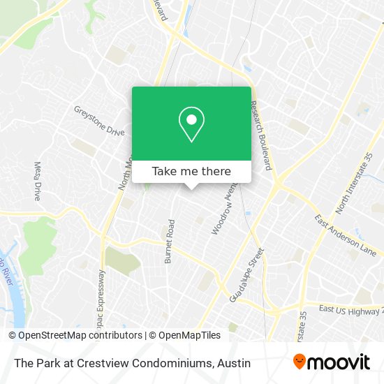 Mapa de The Park at Crestview Condominiums