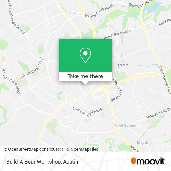 Mapa de Build-A-Bear Workshop