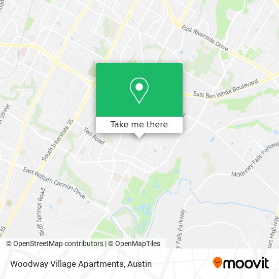 Mapa de Woodway Village Apartments