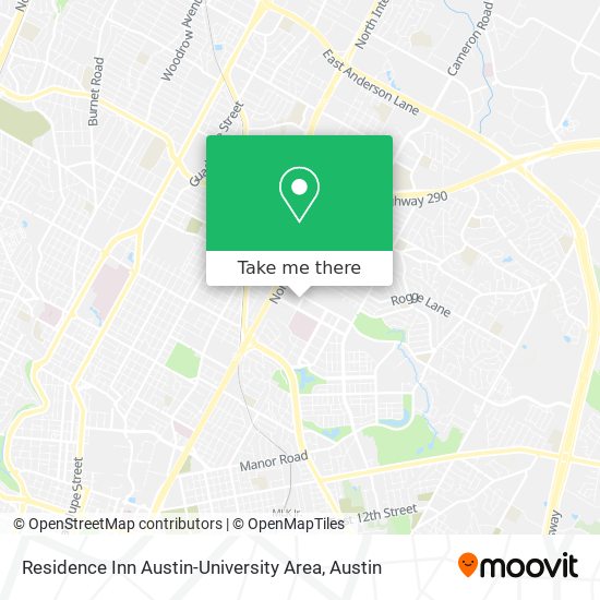 Mapa de Residence Inn Austin-University Area
