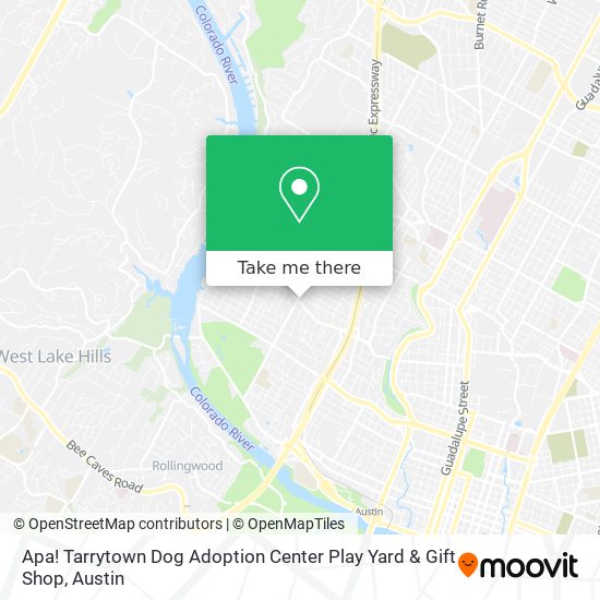 Mapa de Apa! Tarrytown Dog Adoption Center Play Yard & Gift Shop