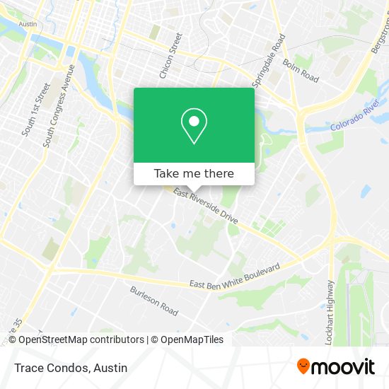 Trace Condos map