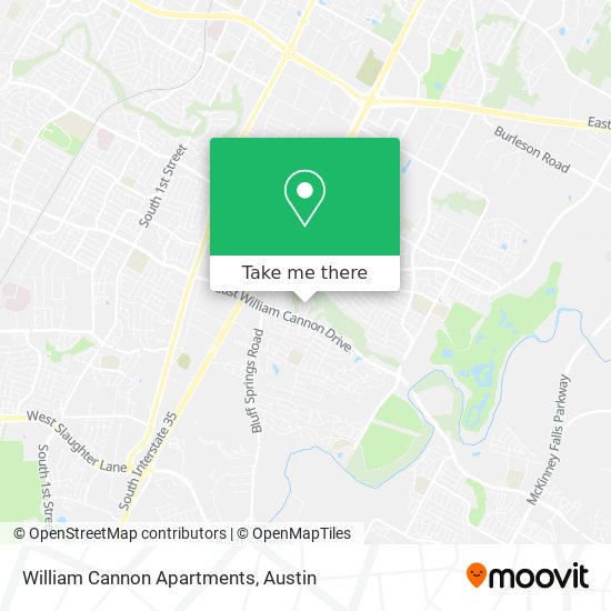 William Cannon Apartments map