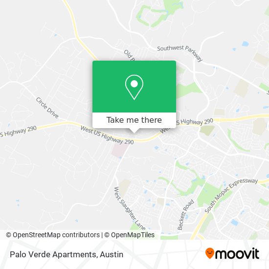 Mapa de Palo Verde Apartments