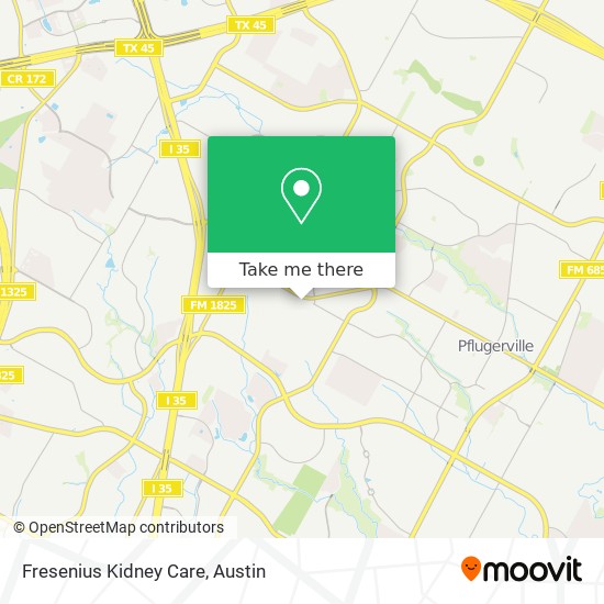 Mapa de Fresenius Kidney Care