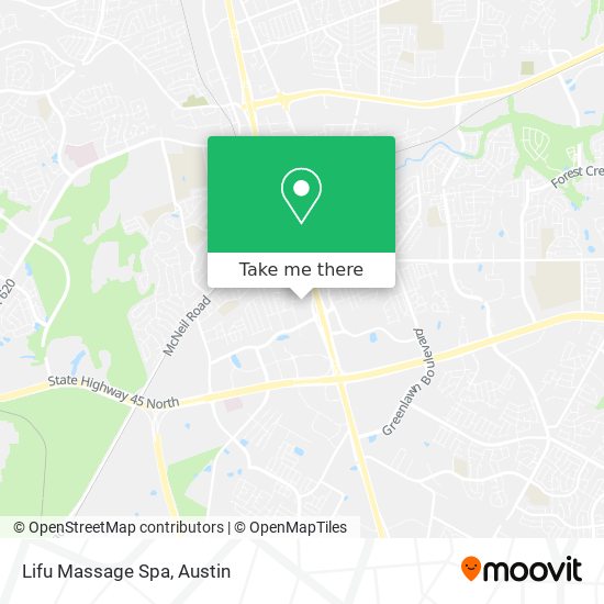 Lifu Massage Spa map