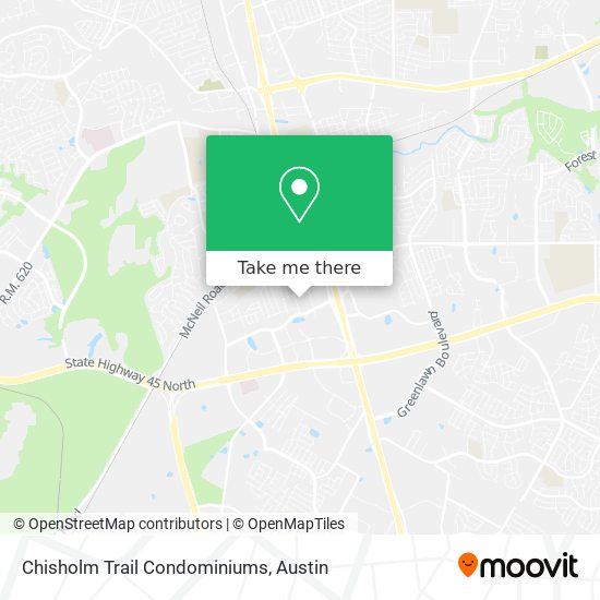 Chisholm Trail Condominiums map