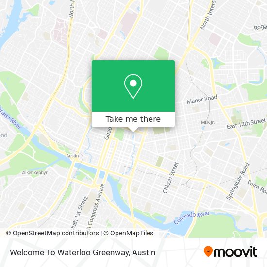 Mapa de Welcome To Waterloo Greenway