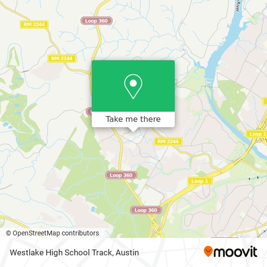 Mapa de Westlake High School Track