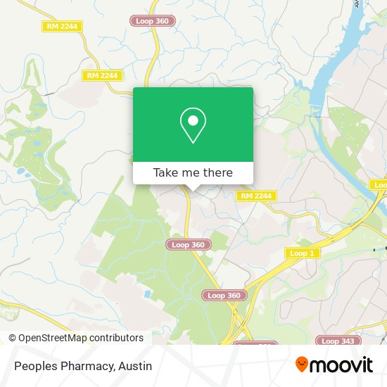 Mapa de Peoples Pharmacy