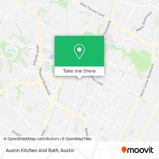 Austin Kitchen And Bath map