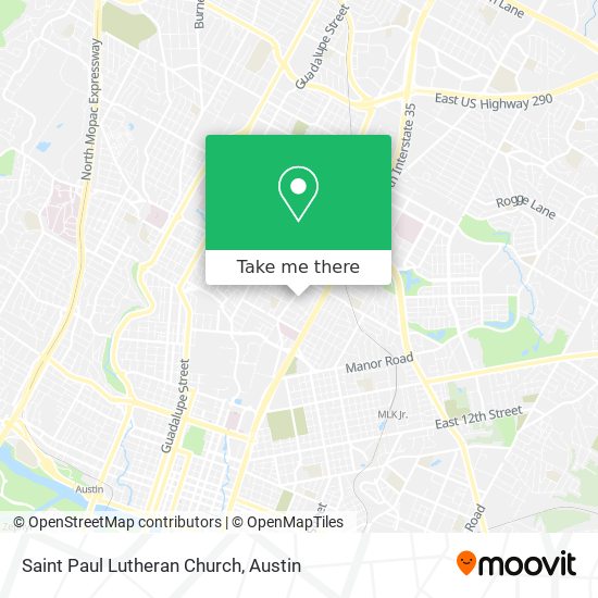 Saint Paul Lutheran Church map