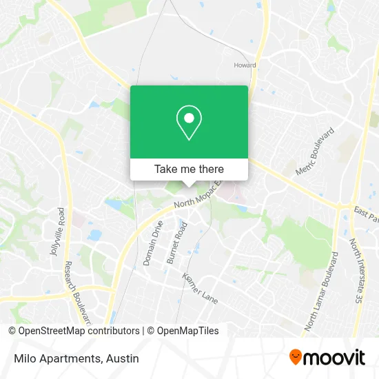 Milo Apartments map