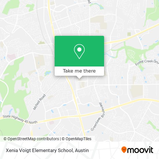 Xenia Voigt Elementary School map