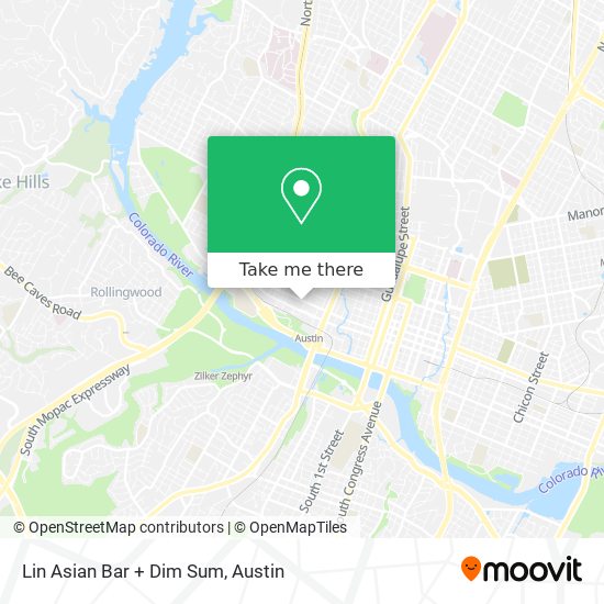 Mapa de Lin Asian Bar + Dim Sum