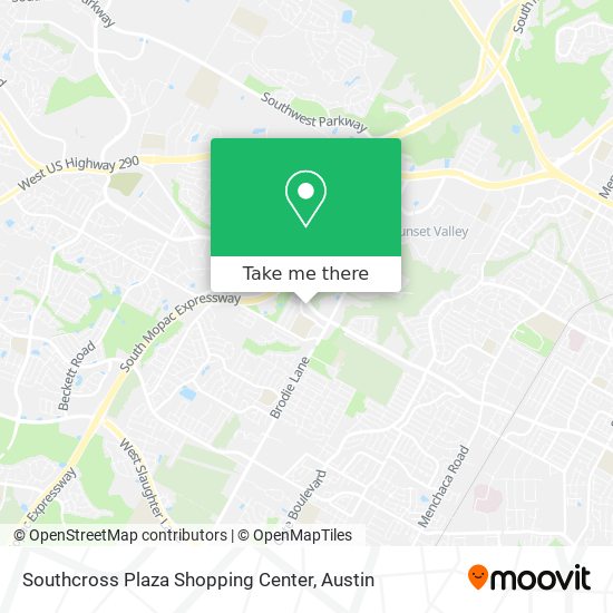 Mapa de Southcross Plaza Shopping Center