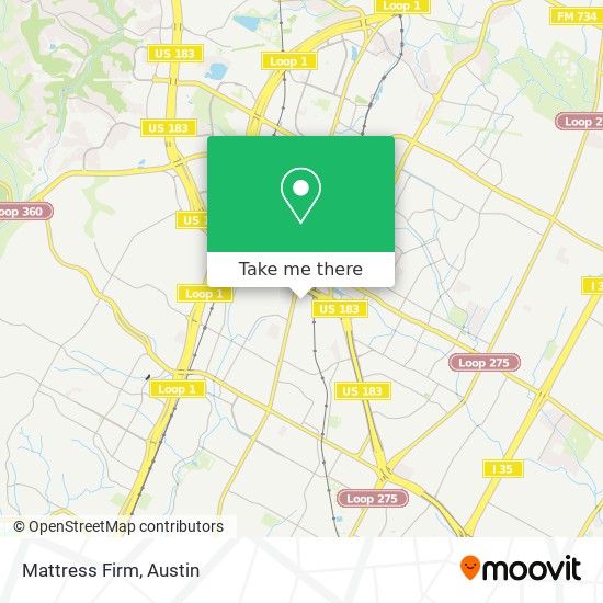 Mattress Firm map