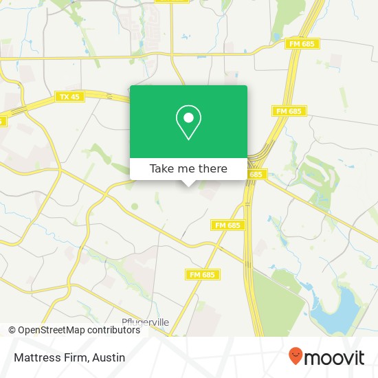 Mattress Firm map