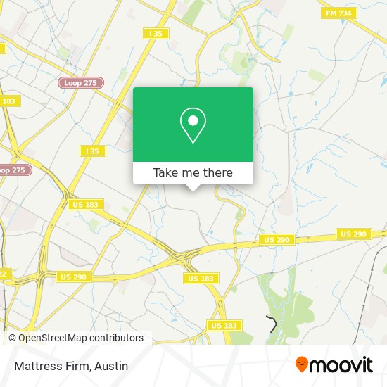 Mattress Firm map