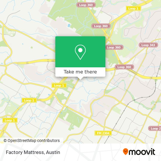 Factory Mattress map