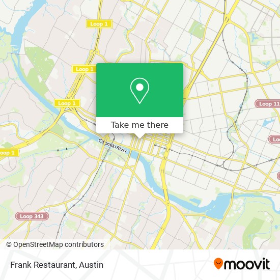 Frank Restaurant map