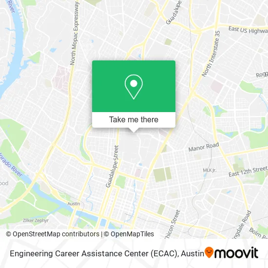 Engineering Career Assistance Center (ECAC) map