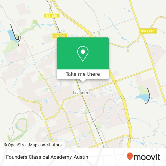 Founders Classical Academy map