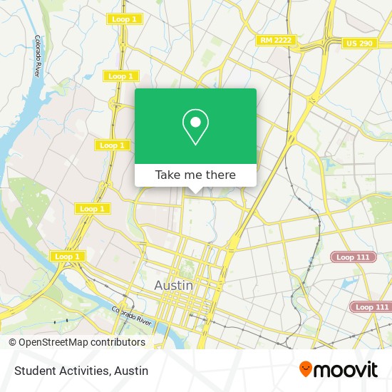 Student Activities map