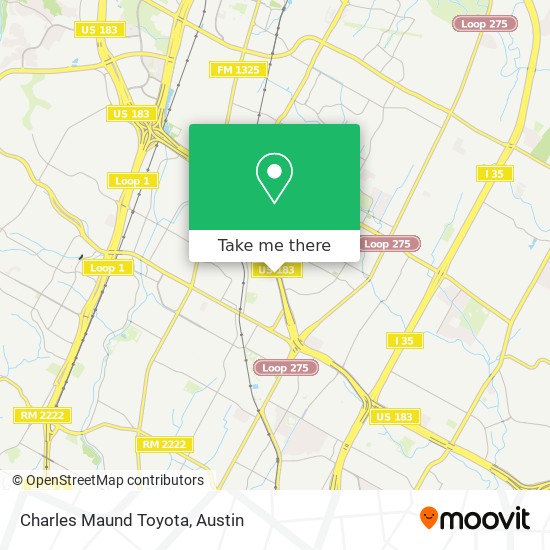 Mapa de Charles Maund Toyota