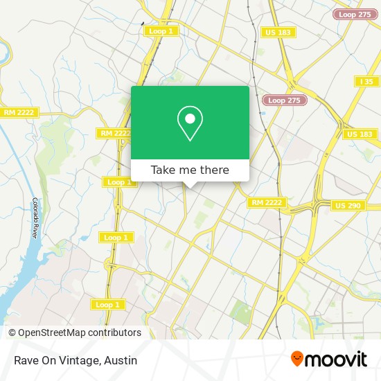 Rave On Vintage map