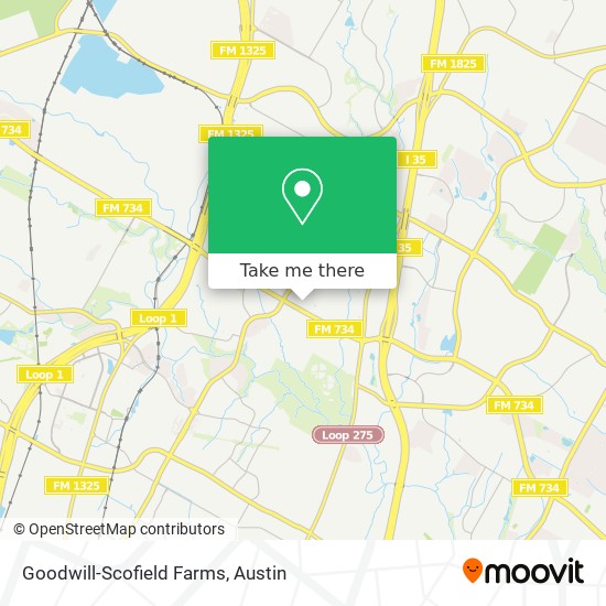 Mapa de Goodwill-Scofield Farms