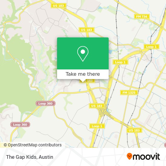 The Gap Kids map