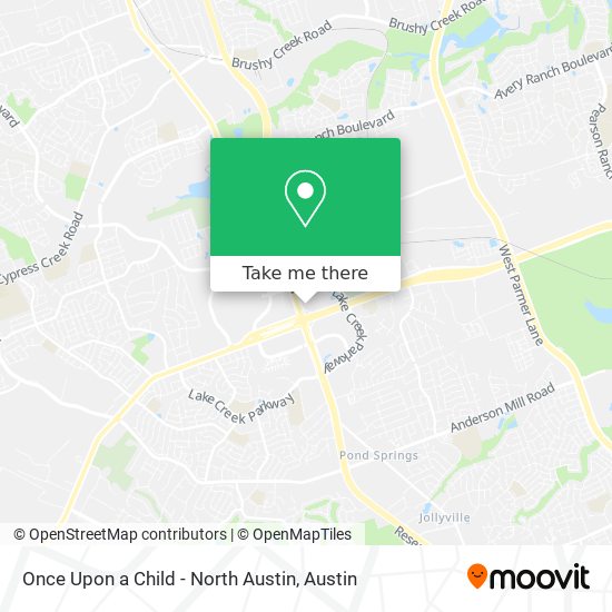 Mapa de Once Upon a Child - North Austin