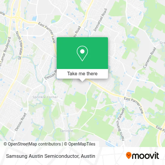 Samsung Austin Semiconductor map
