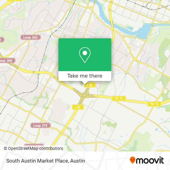 Mapa de South Austin Market Place