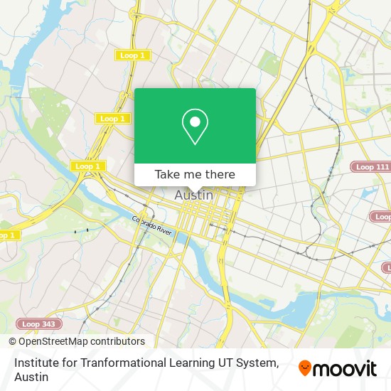 Institute for Tranformational Learning UT System map