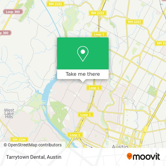 Mapa de Tarrytown Dental