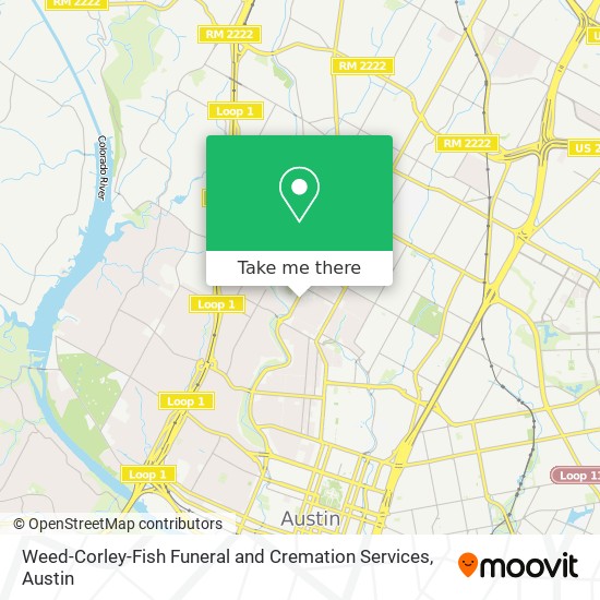 Weed-Corley-Fish Funeral and Cremation Services map