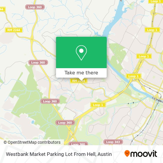 Mapa de Westbank Market Parking Lot From Hell