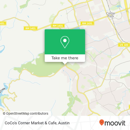 CoCo's Corner Market & Cafe map
