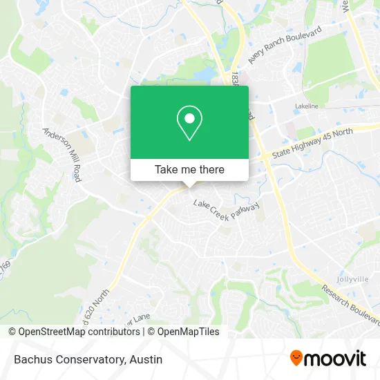 Bachus Conservatory map