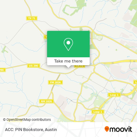 ACC: PIN Bookstore map