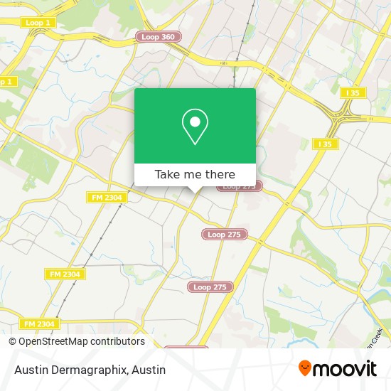 Austin Dermagraphix map