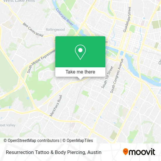 Resurrection Tattoo & Body Piercing map
