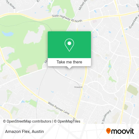 Amazon Flex map