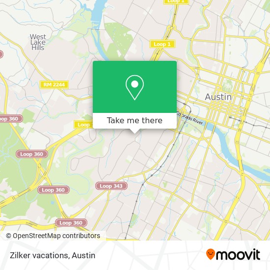 Zilker vacations map